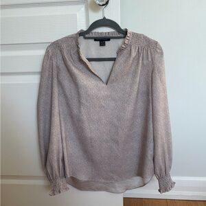 Renuar Light Pink Blouse with Long Sleeves